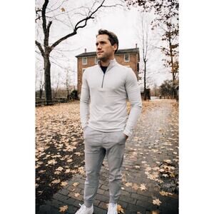 Lululemon Pants Mens 36 Gray Classic Fit Tapered Commission ABC Warpstreme 36x32